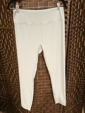 *NWT*Sz 1x* LĒ·LĀ·LŌ* Baby blue ribbed leggings